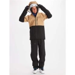 Marmot Refuge Pro Jacket - Men's -Ski Supplies Store fw23 marmot mensrefugeprojacket shetlandblack 3