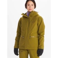 Marmot Refuge Jacket - Women's -Ski Supplies Store fw23 marmot womensrefugejacket militarygreen 1