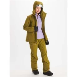 Marmot Refuge Jacket - Women's -Ski Supplies Store fw23 marmot womensrefugejacket militarygreen 3