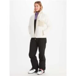 Marmot Wiley Polartec Jacket - Women's -Ski Supplies Store fw23 marmot womenswileypolartecjacket papyrussandbar 3
