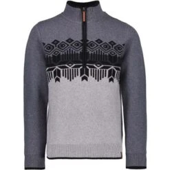 Obermeyer Brady ½ Zip Sweater - Men's 17 Obermeyer Brady ½ Zip Sweater - Men's -Ski Supplies Store fw23 obermeyer mensbradyhalfzipsweater knightly 3