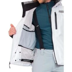 Obermeyer Chroma Jacket - Men's 7 Obermeyer Chroma Jacket - Men's -Ski Supplies Store fw23 obermeyer menschromajacket white 3