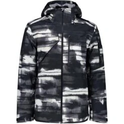 Obermeyer Foraker Shell Jacket - Men's -Ski Supplies Store fw23 obermeyer mensforakershelljacket blackout 5