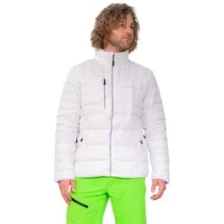 Obermeyer Klaus Down Jacket - Men's -Ski Supplies Store fw23 obermeyer mensklausdownjacket white 1
