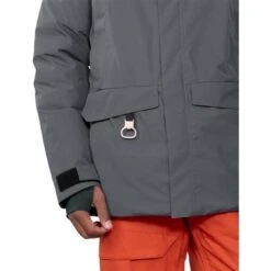 Obermeyer Ridgeline Jkt W/ Faux Fur - Men's 13 Obermeyer Ridgeline Jkt W/ Faux Fur - Men's -Ski Supplies Store fw23 obermeyer mensridgelinejacketwithfauxfur coal 3