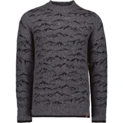 Obermeyer The Bells Sweater - Men's 8 Obermeyer The Bells Sweater - Men's -Ski Supplies Store fw23 obermeyer mensthebellssweater coal 3