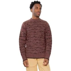Obermeyer The Bells Sweater - Men's 9 Obermeyer The Bells Sweater - Men's -Ski Supplies Store fw23 obermeyer mensthebellssweater leather 1