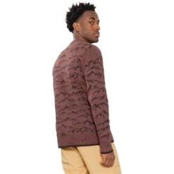 Obermeyer The Bells Sweater - Men's 10 Obermeyer The Bells Sweater - Men's -Ski Supplies Store fw23 obermeyer mensthebellssweater leather 2