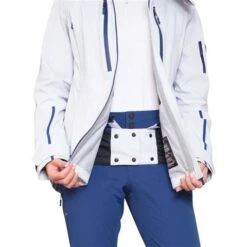 Obermeyer Highlands Shell Jacket - Women's -Ski Supplies Store fw23 obermeyer womenshighlandsshelljacket arcticfox 8