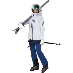 Obermeyer Highlands Shell Jacket - Women's -Ski Supplies Store fw23 obermeyer womenshighlandsshelljacket arcticfox 9