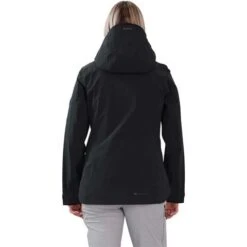 Obermeyer Highlands Shell Jacket - Women's -Ski Supplies Store fw23 obermeyer womenshighlandsshelljacket black 2