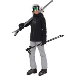Obermeyer Highlands Shell Jacket - Women's -Ski Supplies Store fw23 obermeyer womenshighlandsshelljacket black 8