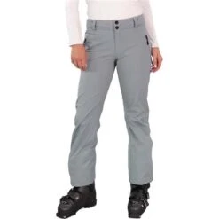 Obermeyer Highlands Shell Pant - Women's -Ski Supplies Store fw23 obermeyer womenshighlandsshellpant shale 1