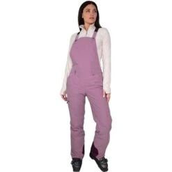 Obermeyer Malta Bib Overalls - Women's 28 Obermeyer Malta Bib Overalls - Women's -Ski Supplies Store fw23 obermeyer womensmaltabiboveralls denimbeet 1