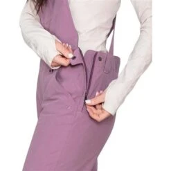 Obermeyer Malta Bib Overalls - Women's 30 Obermeyer Malta Bib Overalls - Women's -Ski Supplies Store fw23 obermeyer womensmaltabiboveralls denimbeet 3