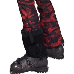 Obermeyer Printed Bond Pant - Women's -Ski Supplies Store fw23 obermeyer womensprintedbondpant redsky 5