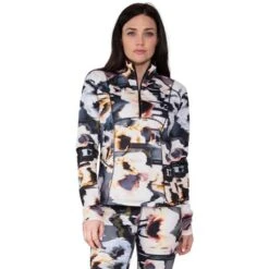 Obermeyer Sarah 1/4 Zip - Women's -Ski Supplies Store fw23 obermeyer womenssarahquarterzip glitchy 1