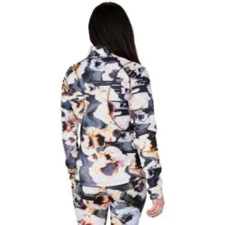 Obermeyer Sarah 1/4 Zip - Women's -Ski Supplies Store fw23 obermeyer womenssarahquarterzip glitchy 2