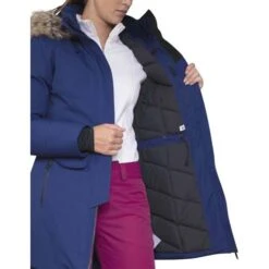 Obermeyer Sojourner Down Jacket - Women's 18 Obermeyer Sojourner Down Jacket - Women's -Ski Supplies Store fw23 obermeyer womenssojournerdownjacket navy 5