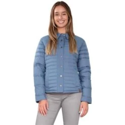 Obermeyer Willa Down Shirt - Women's -Ski Supplies Store fw23 obermeyer womenswilladownshirt slated