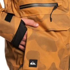 Quiksilver S Carlson Stretch Quest Jacket - Men's -Ski Supplies Store fw23 quiksilver menscarlsonstretchquestjacket buckthornbrownfadeoutcamo 5