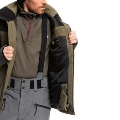 Quiksilver Mission Plus Jacket - Men's 8 Quiksilver Mission Plus Jacket - Men's -Ski Supplies Store fw23 quiksilver mensmissionplusjacket grapeleaf 4