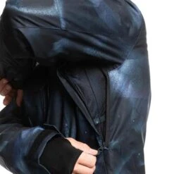 Quiksilver Mission Printed Jacket - Men's 25 Quiksilver Mission Printed Jacket - Men's -Ski Supplies Store fw23 quiksilver mensmissionprintedjacket insigniabluefragment 7