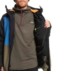 Quiksilver Sycamore Jacket - Men's 26 Quiksilver Sycamore Jacket - Men's -Ski Supplies Store fw23 quiksilver menssycamorejacket buckthornbrown 4