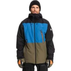 Quiksilver Sycamore Jacket - Men's 20 Quiksilver Sycamore Jacket - Men's -Ski Supplies Store fw23 quiksilver menssycamorejacket trueblack 1