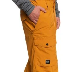 Quiksilver Utility Bib - Men's -Ski Supplies Store fw23 quiksilver mensutilitybib buckthornbrown 4