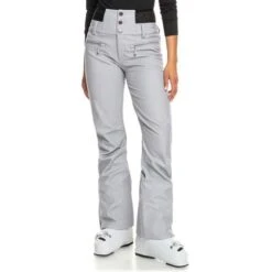Roxy Rising High Pant - Women's - 2024 Model -Ski Supplies Store fw23 roxy womensrisinghighpant heathergrey 1