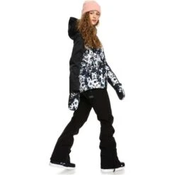 Roxy Rising High Pant - Women's - 2024 Model -Ski Supplies Store fw23 roxy womensrisinghighpant trueblack 5