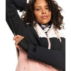Roxy Winter Haven Jacket - Women's -Ski Supplies Store fw23 roxy womenswinterhavenjacket mellowrose 6