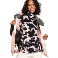 Roxy Winter Haven Jacket - Women's -Ski Supplies Store fw23 roxy womenswinterhavenjacket mellowrose 8