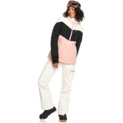Roxy Winter Haven Jacket - Women's -Ski Supplies Store fw23 roxy womenswinterhavenjacket mellowrose 9