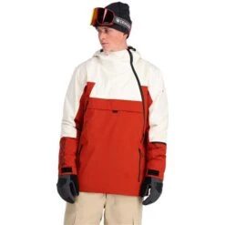 Spyder All Out Anorak - Men's 22 Spyder All Out Anorak - Men's -Ski Supplies Store fw23 spyder mensalloutanorak rooibostea 1
