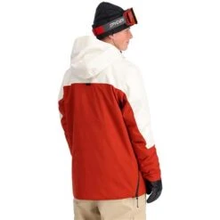 Spyder All Out Anorak - Men's 23 Spyder All Out Anorak - Men's -Ski Supplies Store fw23 spyder mensalloutanorak rooibostea 2