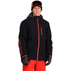 Spyder Anthem GTX Insulated Jacket - Men's 25 Spyder Anthem GTX Insulated Jacket - Men's -Ski Supplies Store fw23 spyder mensanthemgtxinsulatedjacket blackvolcano 1
