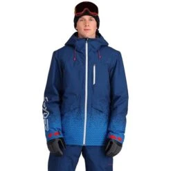 Spyder Anthem GTX Insulated Jacket - Men's 30 Spyder Anthem GTX Insulated Jacket - Men's -Ski Supplies Store fw23 spyder mensanthemgtxinsulatedjacket fadedgeocollegiate 1