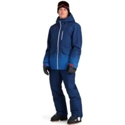 Spyder Anthem GTX Insulated Jacket - Men's 32 Spyder Anthem GTX Insulated Jacket - Men's -Ski Supplies Store fw23 spyder mensanthemgtxinsulatedjacket fadedgeocollegiate 3