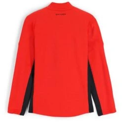Spyder Bandit Half Zip Fleece Jacket - Men's -Ski Supplies Store fw23 spyder mensbandithalfzipfleecejacket volcano 2