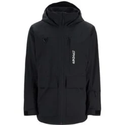 Spyder Field GTX Jacket - Men's -Ski Supplies Store fw23 spyder mensfieldgtxjacket black 4