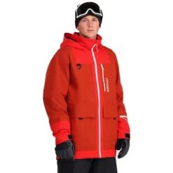 Spyder Field GTX Jacket - Men's -Ski Supplies Store fw23 spyder mensfieldgtxjacket rooibostea 1