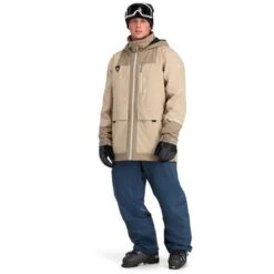 Spyder Field GTX Jacket - Men's -Ski Supplies Store fw23 spyder mensfieldgtxjacket safari 3