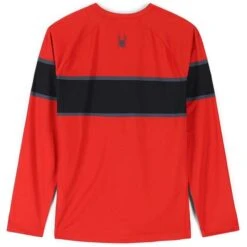 Spyder Pump Lightweight Crew Neck - Men's -Ski Supplies Store fw23 spyder menspumplightweightcrewneck volcano 2