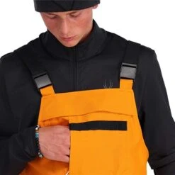 Spyder Sanction Bib - Men's 23 Spyder Sanction Bib - Men's -Ski Supplies Store fw23 spyder menssanctionbib desertsun 5
