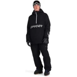 Spyder Signal GTX Insulated Anorak - Men's 22 Spyder Signal GTX Insulated Anorak - Men's -Ski Supplies Store fw23 spyder menssignalgtxinsulatedanorak black 3