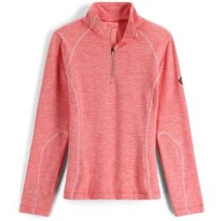Spyder Accord Zip T-Neck - Women's -Ski Supplies Store fw23 spyder womensaccordziptneck tropic 2
