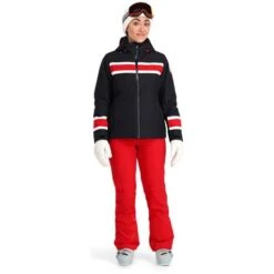 Spyder Captivate GTX Jacket - Women's 22 Spyder Captivate GTX Jacket - Women's -Ski Supplies Store fw23 spyder womenscaptivategtxjacket black 3