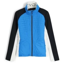 Spyder Glissade Hybrid Insulator Jacket - Women's -Ski Supplies Store fw23 spyder womensglissadehybridinsulatorjacket collegiate 3